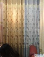 依夢緣高檔飄葉色織提花染色布 熱銷窗簾布藝的精致之選